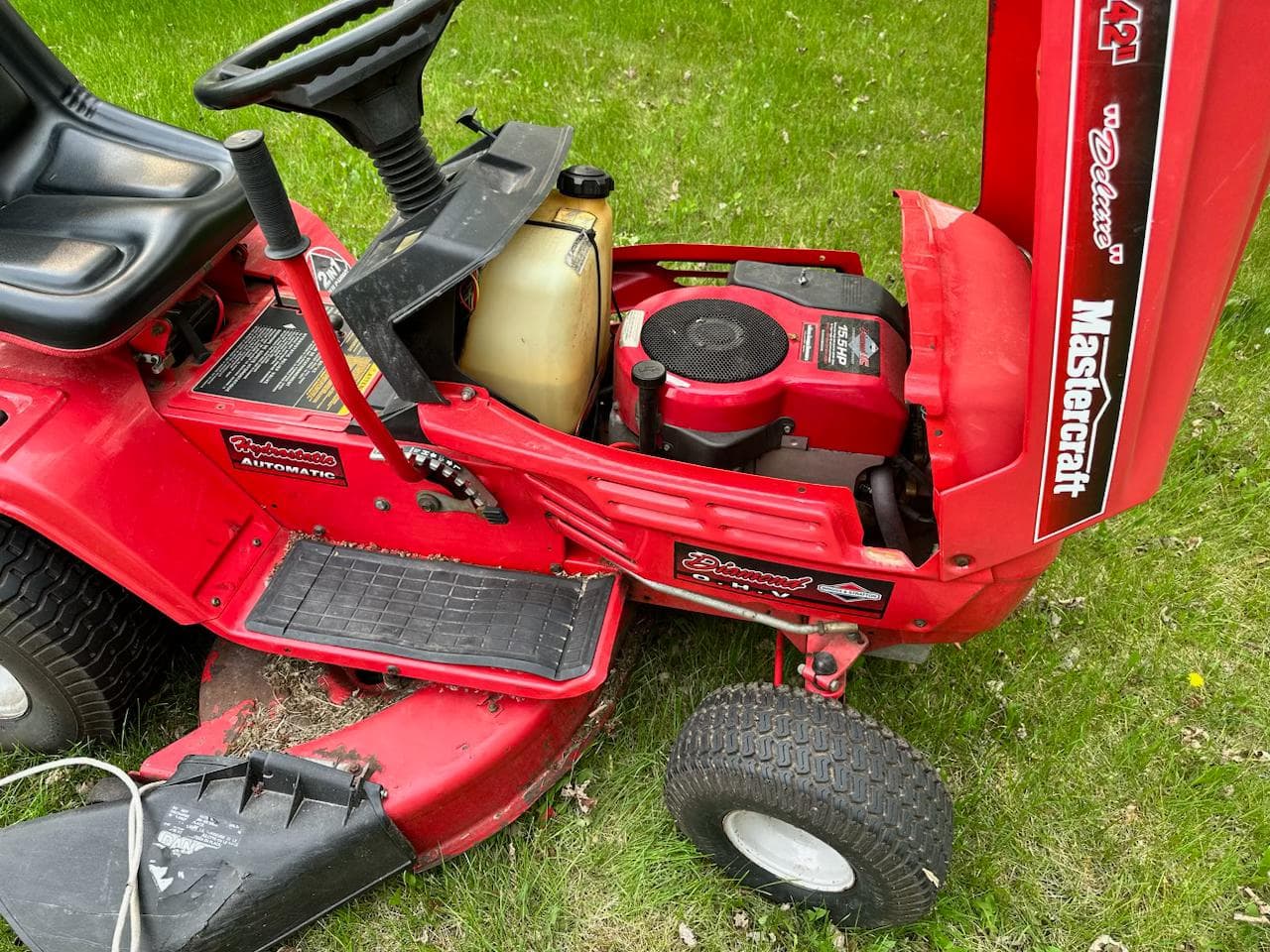 Snowblower maintenance in progress